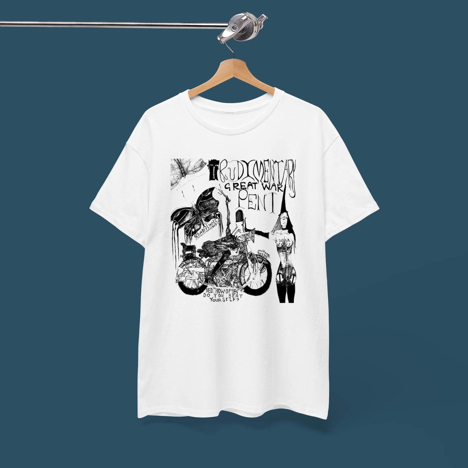 Anarcho Punk T shirt: Rudimentary War Pent Graphic Tee S
