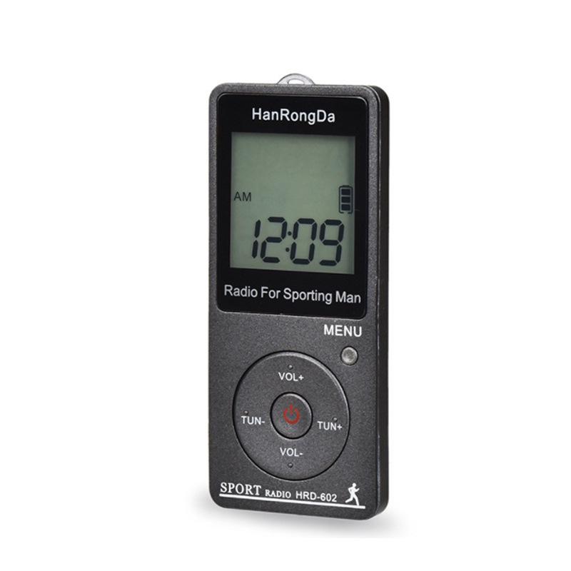 Rechargeable Digital Stereo Pedometer with FM/AM Radio Receiver
