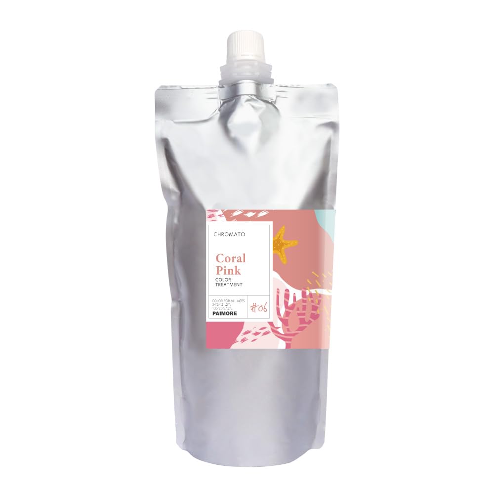 

[Salon exclusive] Chromato Color Treatment (Coral Pink) Large capacity 500g