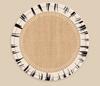Light Luxury Carpets for Living Room Thick Plush Study Floor Mat Cream Style Bedroom Decor Round Carpet Fluffy Soft Bedside Rug