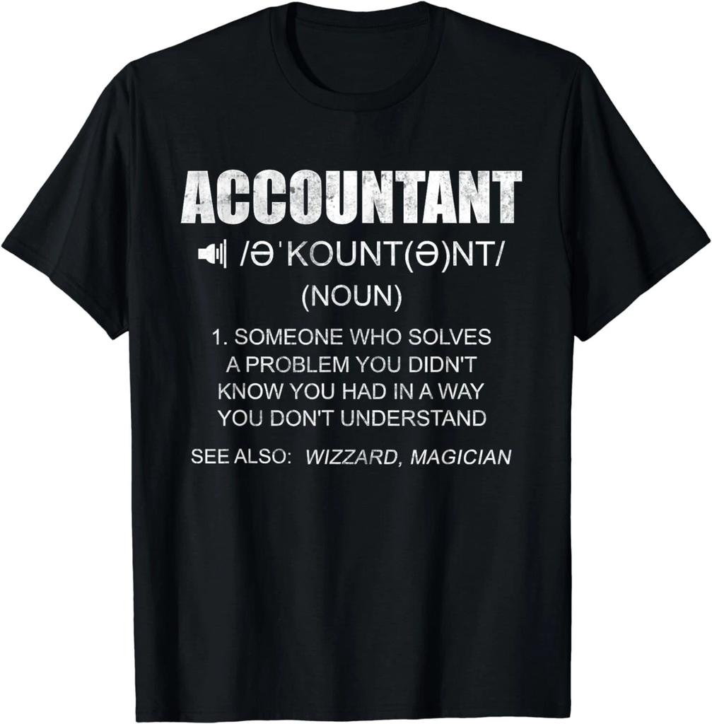 Definition Accountant Funny CPA Gift Taxation Audit Taxes Gift Unisex T-Shirt
