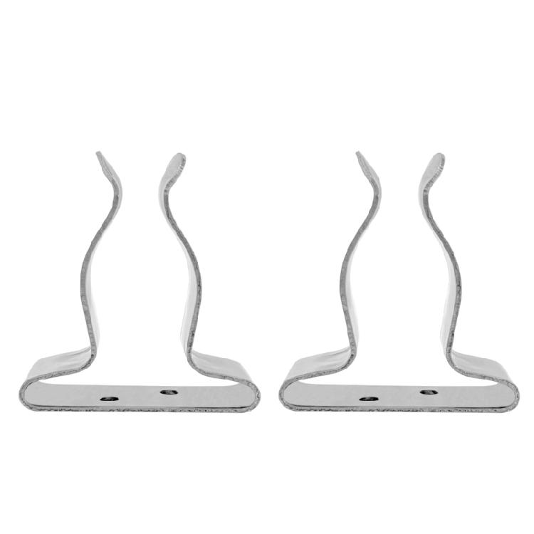 2 шт. Крюк для лодки Пружинные зажимы Держатель Кронштейн Зажим Серебряный зажим-кронштейн для каноэ Small