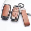 2 Button Zinc Alloy Leather Car Remote Key Shell Fob Case For Volkswagen Polo Passat B5 Golf 4 5 6 Mk5 Mk6 Eos Bora Beetle Tsi