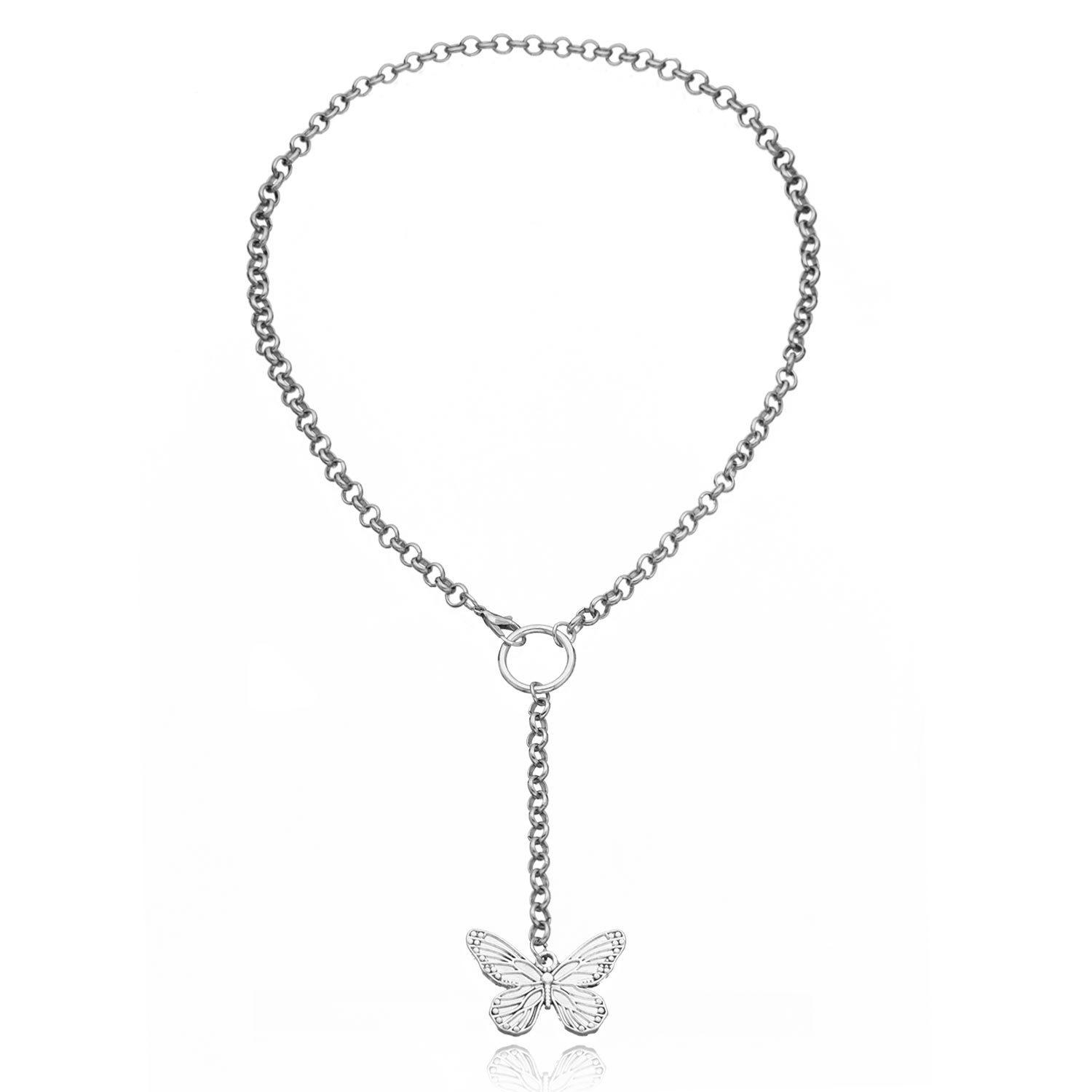 

Accessories, fashion alloy butterfly pendants, necklaces, geometric fringed rings, temperament items