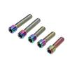 5Pcs Derailleur Screws M4 3Pcs 13.5 2Pcs 20mm Titanium Alloy Rustproof Easy Installation Cage Screws for Mountain Bike