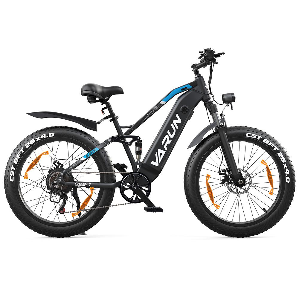 Electric Bicycle Adult VARUN 26" 750W Motor All Terrain Ebike 48V 18AH Max Range 70Km Load 150Kg S26