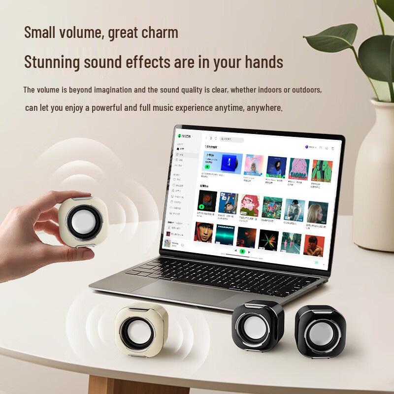 Private Model A300 Wired Multimedia Desktop Speakers with Mini Subwoofer