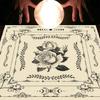 Tarot Card Tablecloth Altars Cloth Astrology Divinations NonSlip Mat Tapestry