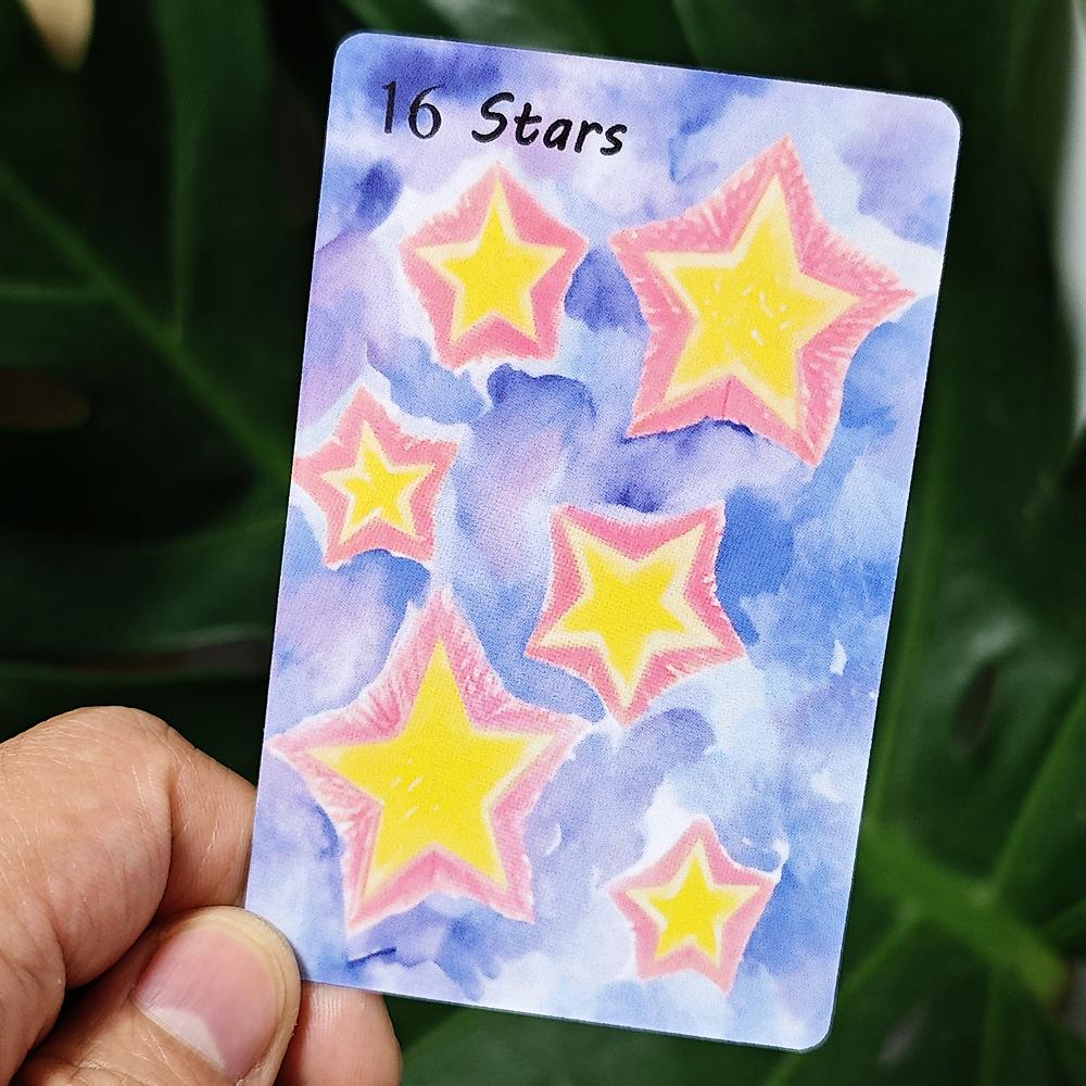 Watercolor Painting Lenormand Deck 42 Pcs Lenormand Cards Rana System 9*6cm