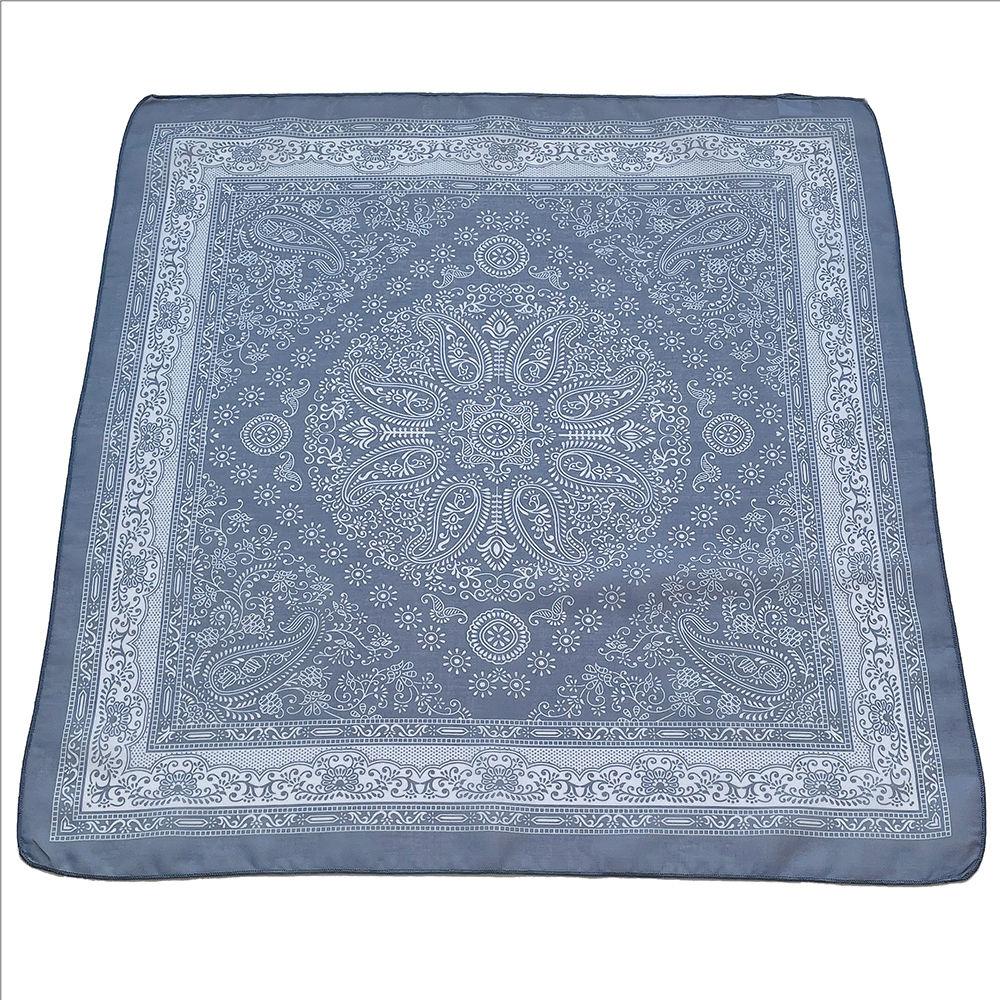 Women's Premium Versatile Small Square Scarf: Unique Paisley Design Head Cover & Neck Scarf