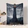 1pc The Lord of the Rings Blanket Lightweight Flannel Throw For Sofa, Bed, Travel, Livingroom, Office, Couch, Chair, And Bed
