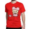 Novelty Rilakkuma Korilakkuma T-Shirts Unisex Wo Unisex Crewneck 100% Cotton T Shirt Short Sleeve Tee Shirt Plus Size Clothing