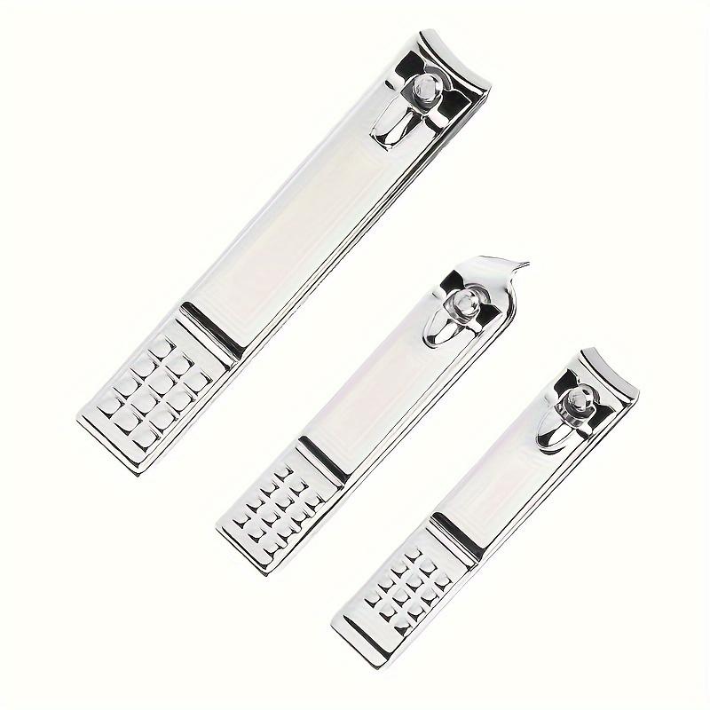 

3PCS Stainless Steel Professional Nail Clippers Set – Precision Cutter, Ergonomic Trimmer & Toe Clipper – Durable Nail Care Kit
