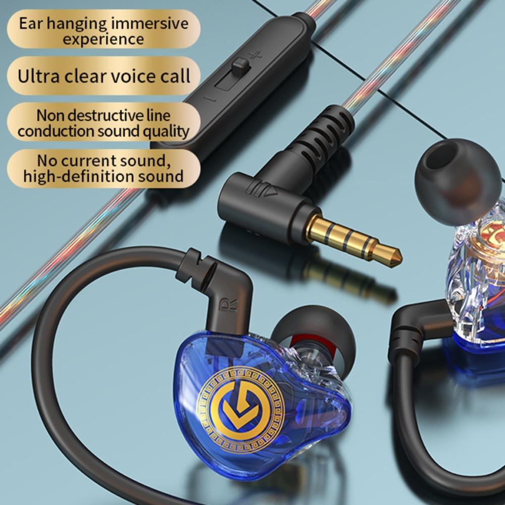 in-Ear Wired Earphone 3.5mm Earpiece Headset Stereo Wired Earbuds Wired Headset  Listen To Music