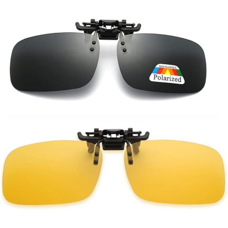YEZIXIN Polarized Myopia Clip-on Sunglasses1Pcs Set for Driving Fishing Night Vision Sun Shading Eyewear Sun Shading Eyeglasses