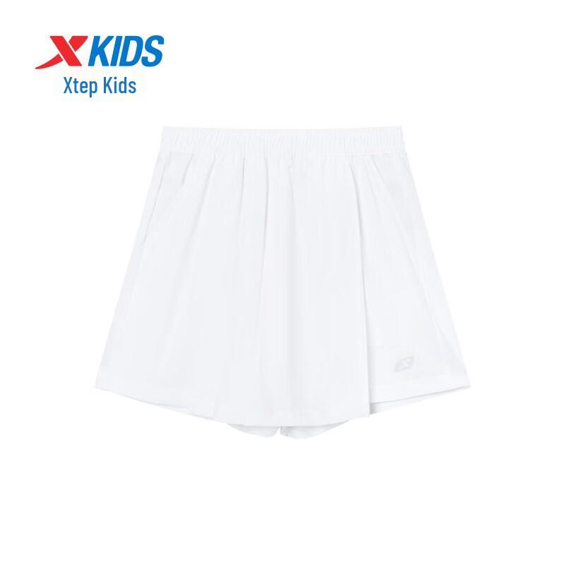 XTEP Girls' Solid Color Casual Skirt-Pants
