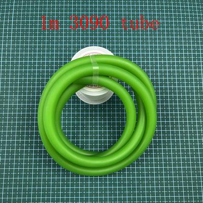 1m 3090 Fluoreszierend Grün Naturkautschukschlauch 9mm Durchmesser Gummiband für Outdoor-Sportarten Fitness