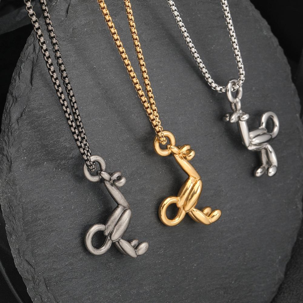 

Original Design Zodiac Rooster Necklace: Non-Fading Titanium Steel Sweater Chain for Women