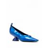 Salvatore Ferragamo Ferragamo F Heel Leather Pumps Blue