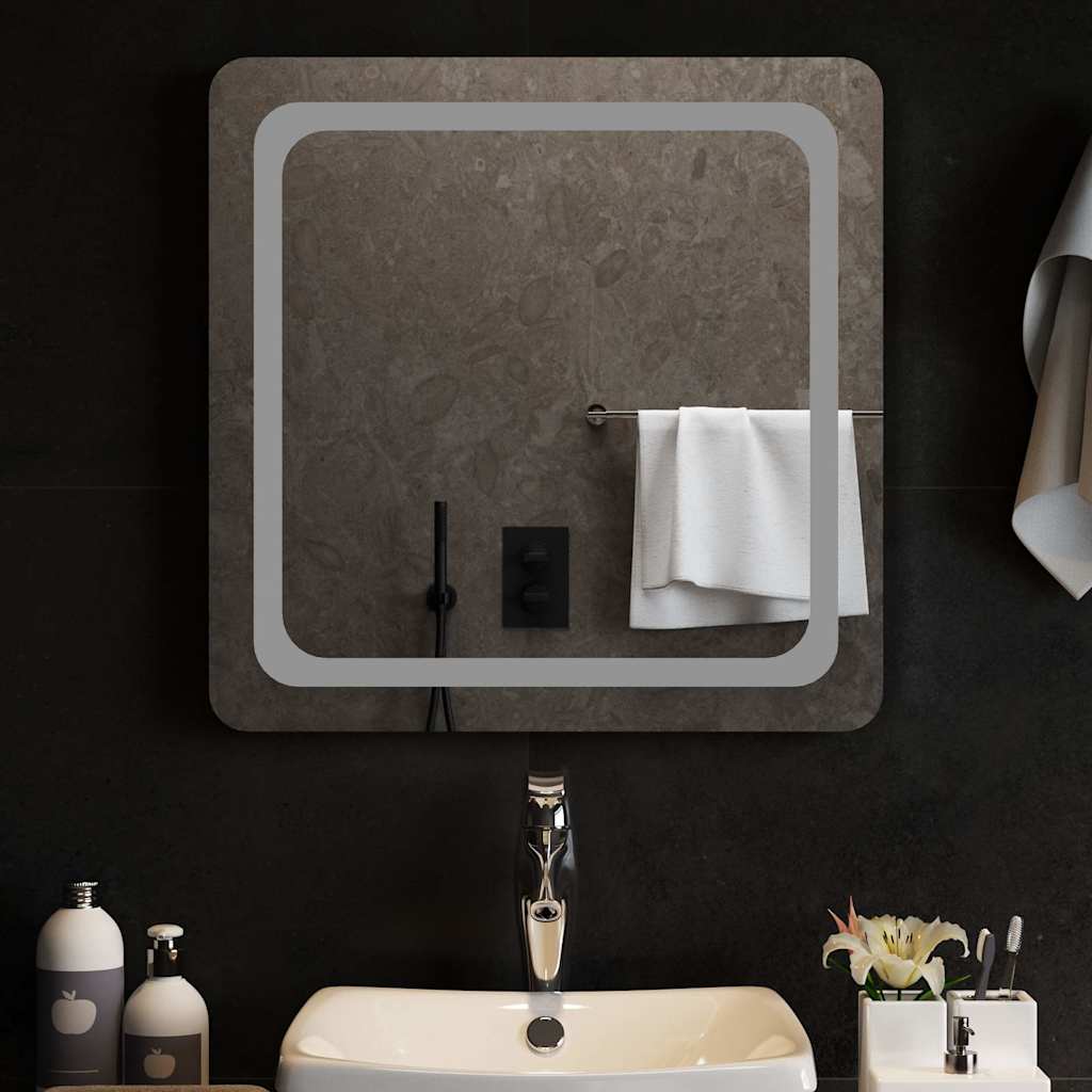 LED Bathroom Mirror 60x60 Cm