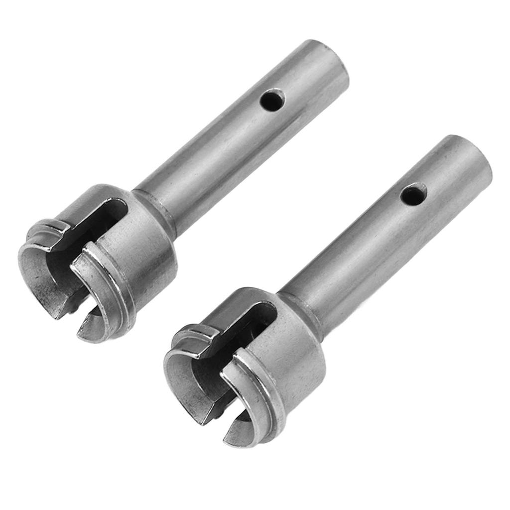 1 Pair Steel RC Rear Wheel Axle RC Car Replacement Accessories for ARRMA 6S 17 Models Silver