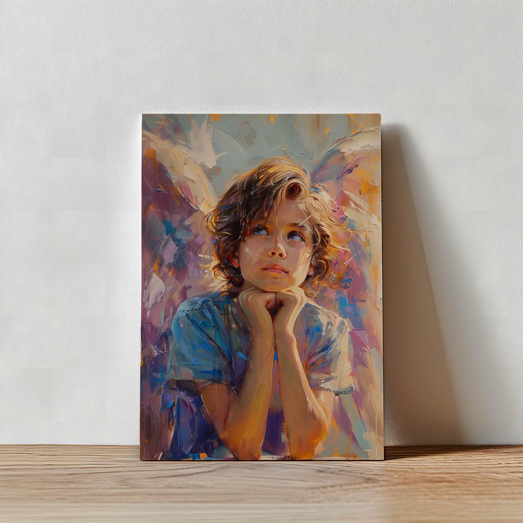 Plakat Anielska Zaduma Plakat Anielska Zaduma, 50X70 Cm, Bez Ramy, Papier Matowy 230 Gsm