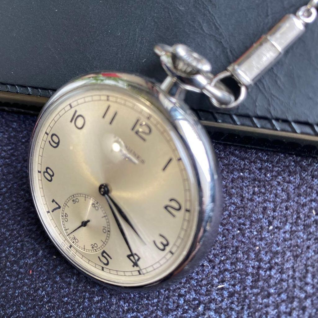 Gebrauchte [Rabatt] LONGINES Taschenuhr Silber