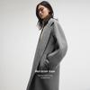 Women's Elegant Wool Blend Mid-Length Coat