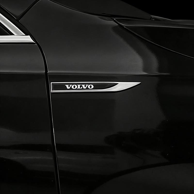 Fqshd6 2PCS Car Accessory Side Doors Blade Car Stickers Car Accessories For Volvo Rdesign Polestar AWD V50 S60 XC60 S40 XC40 XC90 V60