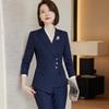 Women's Professional Striped Suit Set