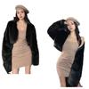 FASHION2024 winter new imitation fox hair young hair coat fur short women's top thickened winter Clothes