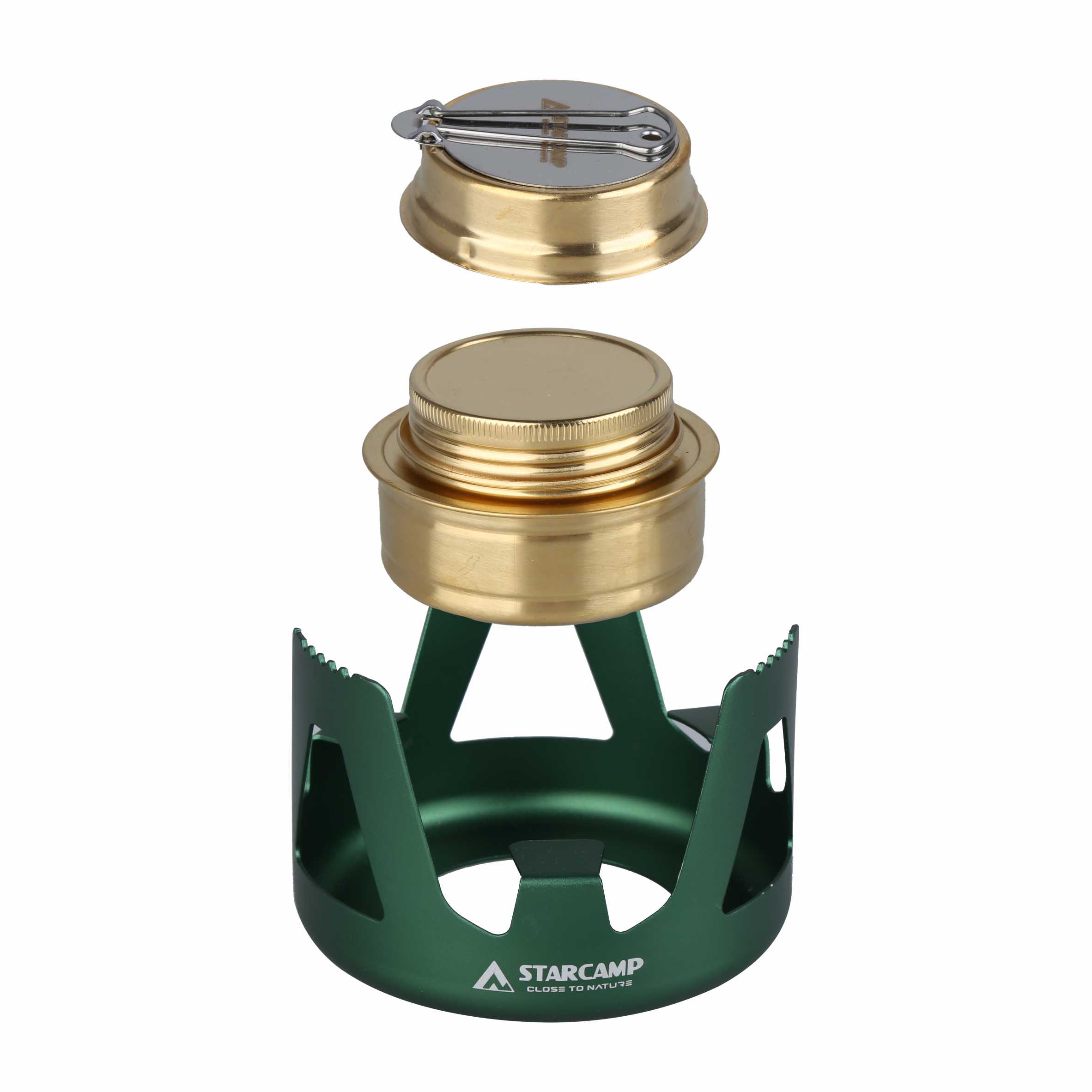 STARCAMP Camping Alcohol Stove Portable Outdoor Grills for Campfire Cooking Adventures
