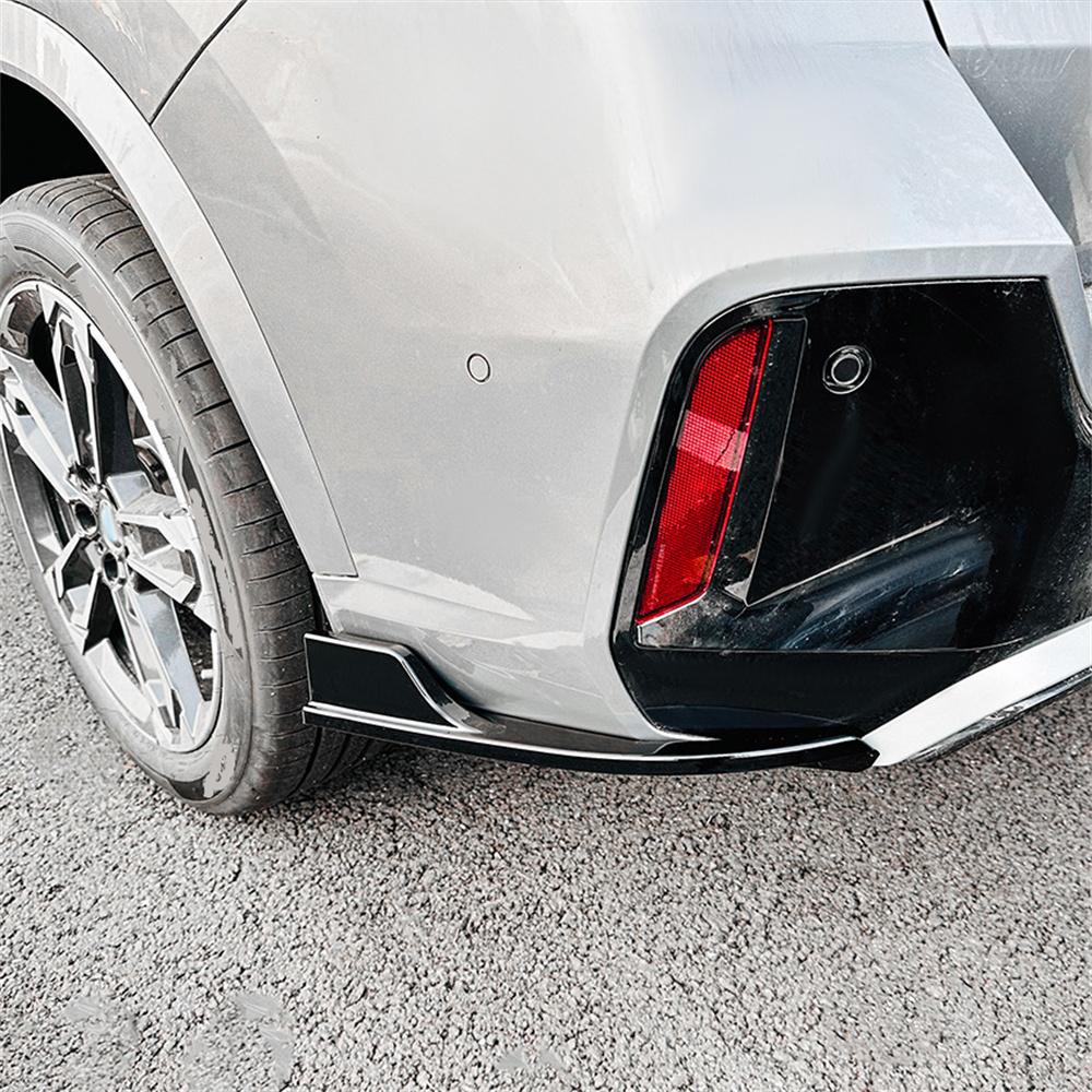 

2x Back Rear Side Skirt Splitter Bumper Corner Trim For BMW X1 iX1 U11 2023 2024