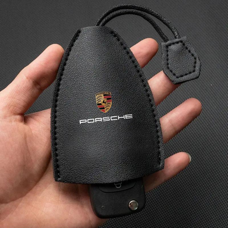 1 ks Úložná taška na klíče od auta Rozdělené pouzdro na klíče od auta Pouzdro na klíče pro Porsche Boxster Cayenne Panamera Macan Cayman 911 918 996 917 991