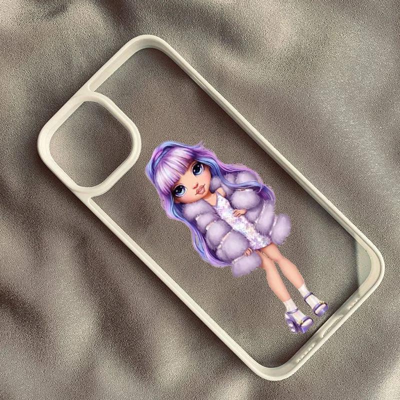 Lovely Doll Bratz Phone Case For IPhone 15 14 Pro MAX 11 13 12  X XR XS 7 8 Plus Fashion Girl Shockproof Hard Cover Clear Bag