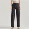 Weiman Fitness Sports Wide Leg Pants Women's High Waist Skinny Pendant Casual Side Pocket Loose Yoga Pants