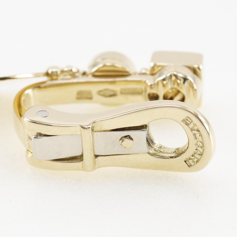 BVLGARI Earring * One side only K18 yellow gold 4.7g unisex Used