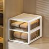 Drawer-Type Underwear and Socks Storage Box: Three-in-One Compartment Organizer