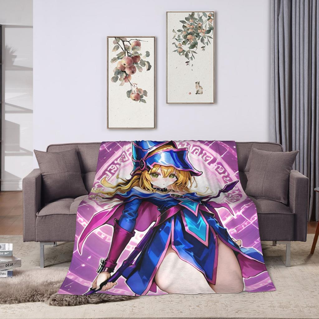 Anime Yu Gi Oh Card Blankets Flannel Autumn/Winter Portable Super Soft Throw Blanket for Sofa Travel Rug Piece