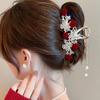 Light Luxury  Bell Orchid Tassel Hair Clip Flowers Rose Butterfly Claw Clip Shark Hair Claw Barrette Hair Accessories