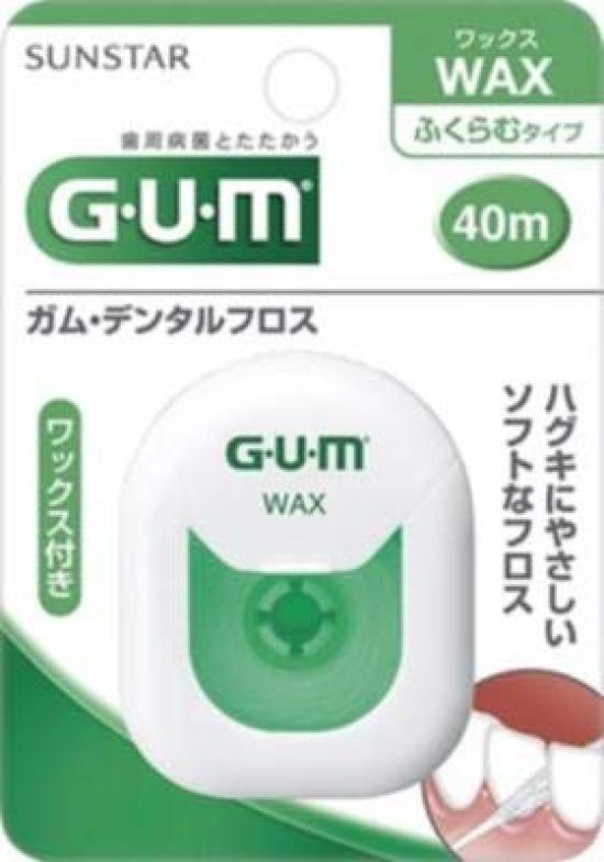 

Sunstar Gum Dental Floss Wax x 3 piece set Swelling type GUM Oral Care [Set sale] (40m)