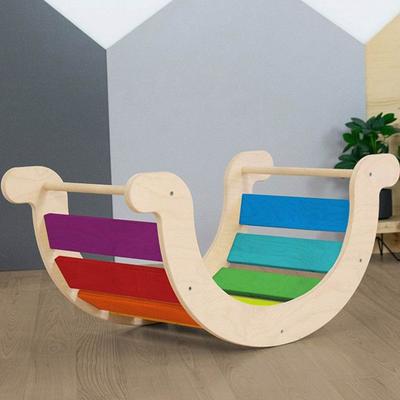 YUPEE Balance Board - Solid Wood Rainbow