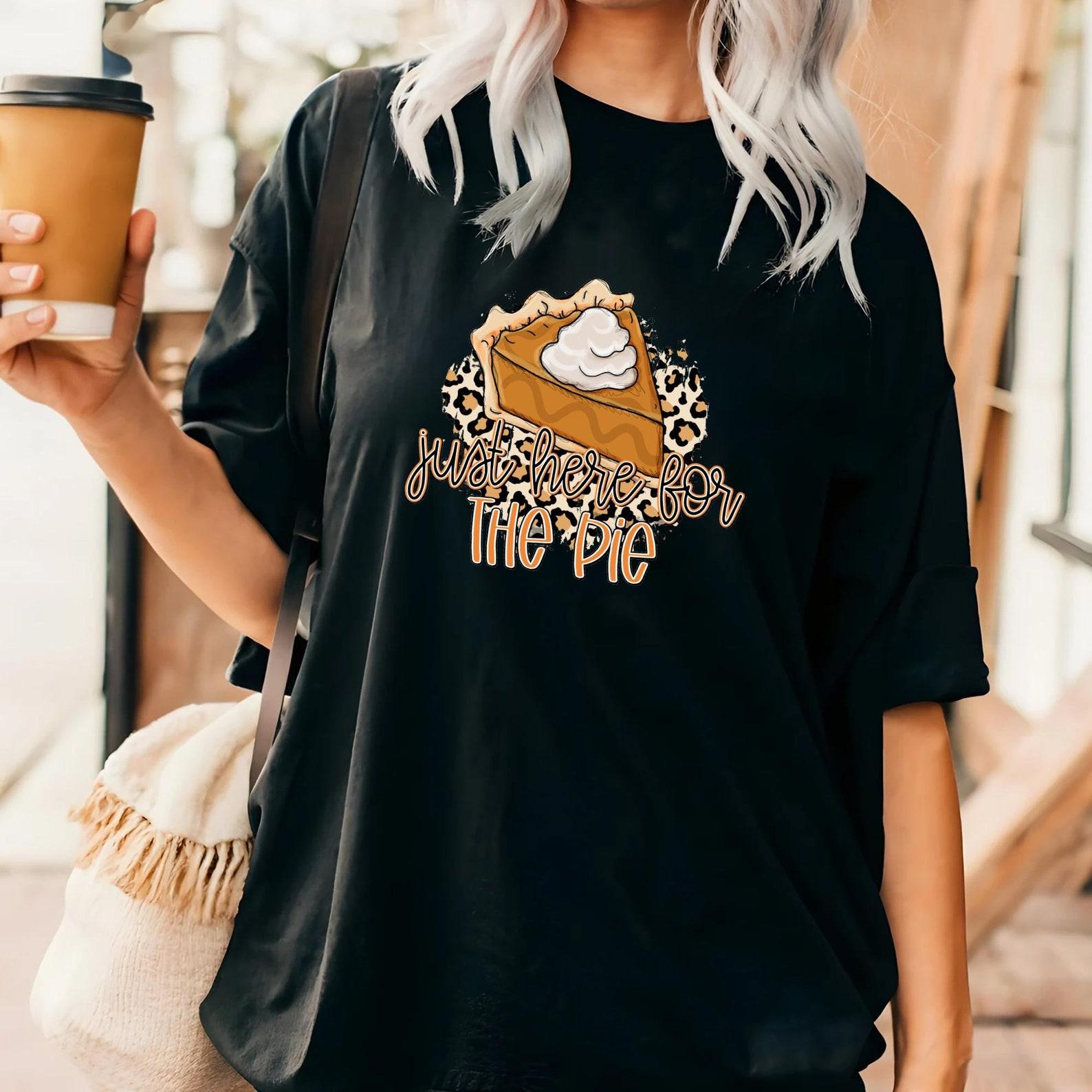 Comfort Colors Pumpkin Pie Shirt,Fall Shirt,Thanksgiving Gift,Thanksgiving Shirt,Thanksgiving Sweatshirt for Women,Fall Apparel,Fall T-shirt XL