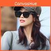 Womens Retro Square Sunglasses With Uv400 Protection For Outdoor Travel And Fashion