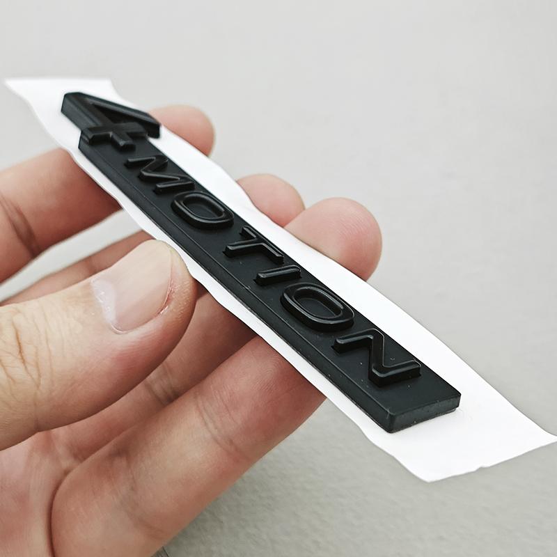 RUNTB1 3D ABS Car Styling 4MOTION V6 Logo Sticker Body Badge Tail Decal For VW Tiguan Touareg Golf Passat R32 Atlas Arteon Accessories