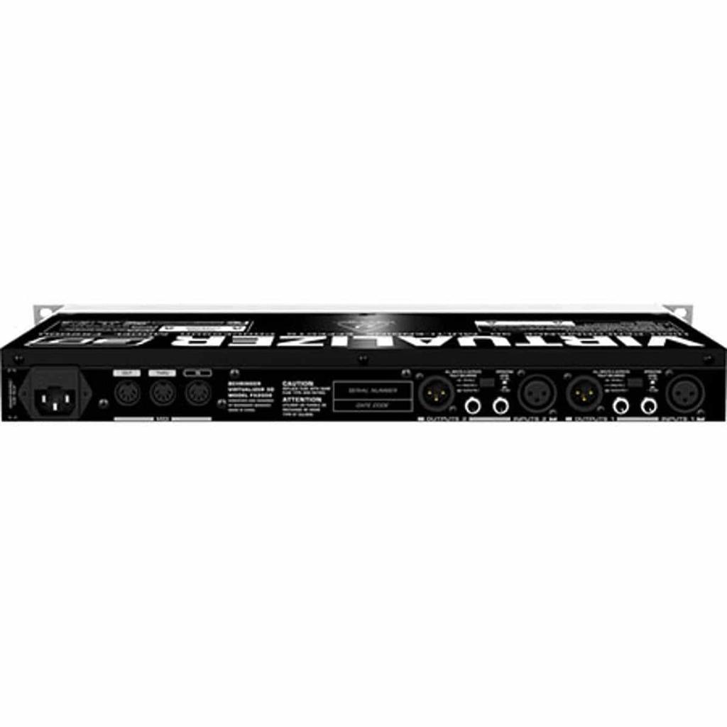 Behringer FX2000 Over 70 100 Factory User MIDI Multi-Effects Processor High-performance Algorithms, Effects, Presets/100 Presets, Compatible.