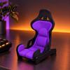 Universal Smartphone Support Racing Seat Shape Phone Holder for Desk, Cool Style Desktop Mobile Stable Stand, Compact Decorative 3D Printed Small Car