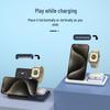 15W Foldable 3-in-1 Wireless Charging Stand for Huawei & Apple Phones and Watches
