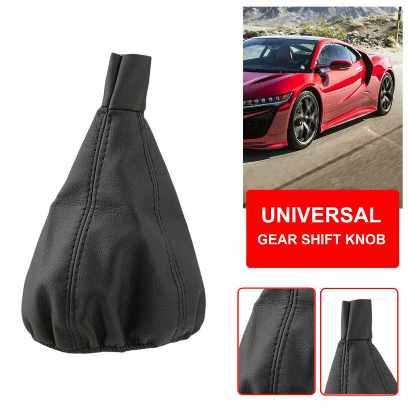 PU Leather Gear Shift Gaiter Automobile Shifter Lever Boot Dust Cover Car Styling Accessories Shift Knob Boot Cover Case