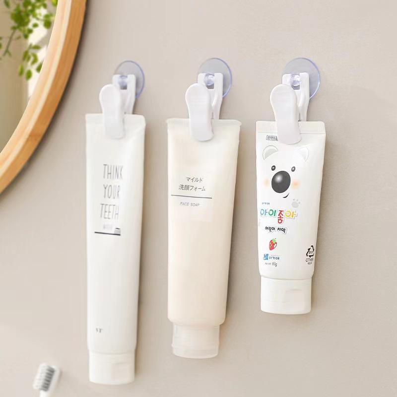 1/4PCS Multifunctional Bathroom Towel Storage Clip Kitchen Small Hook Rotating Household Suction Cup Punch-free Clip